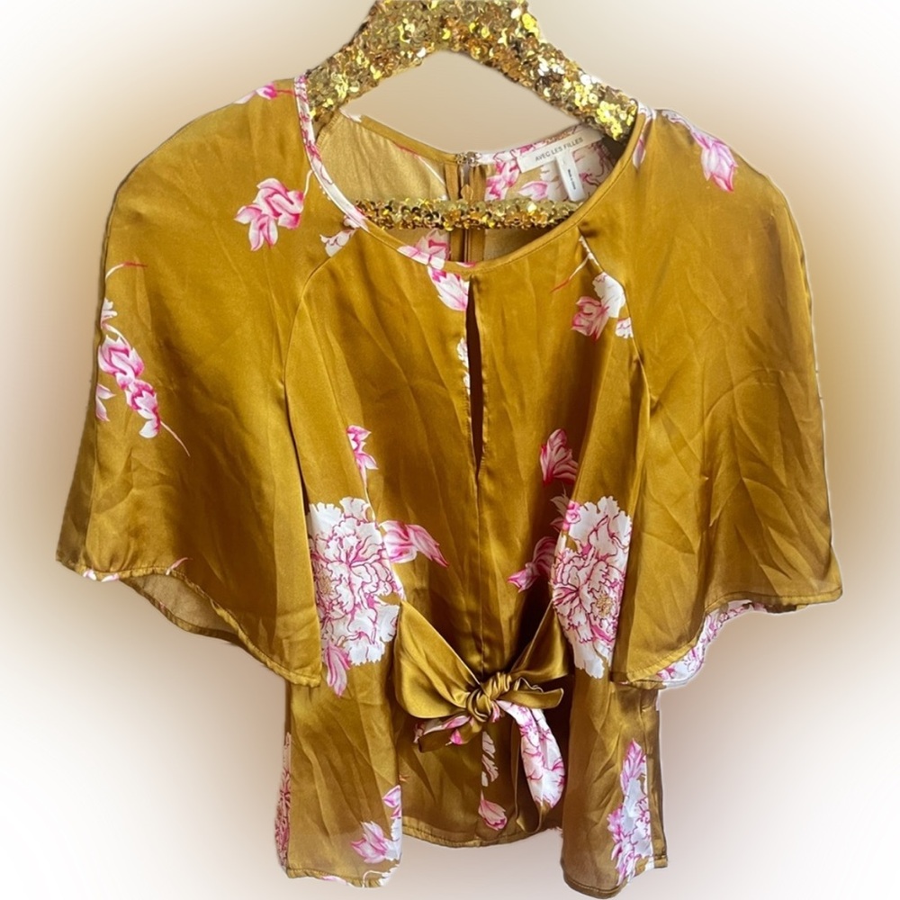 Anthropologie Avec Les Filles Floral Blouse